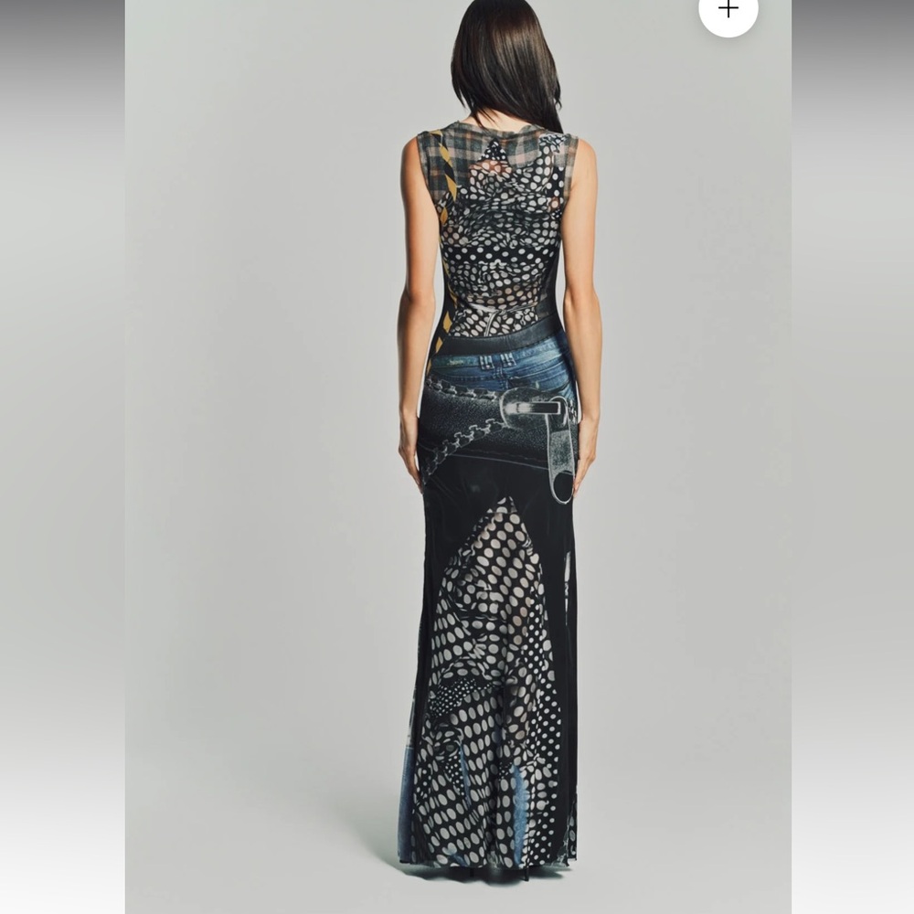 Stylish Black and Gray Women Dress - Picture 5 of 5